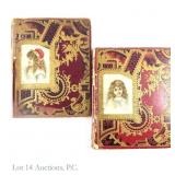Two Victorian "Sweet Home Soap" Scrapbooks