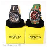Two (2) Invicta Speedway Chrono Style Watches NIP