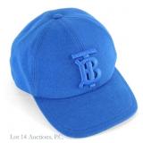 Burberry TB Monogram Bright Blue Baseball Cap