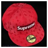 Supreme New Era Monogram Box Logo Fitted Hat