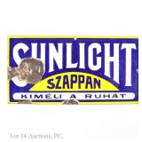 SSP Hungarian Sunlight Soap Enamel Sign