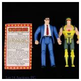 Kenner Super Powers Clark Kent & Cyclotron Figures
