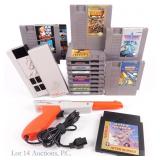 Nintendo NES Games (14), Zapper, Satellite