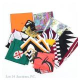 2 Hermes, Pinto Silk Scarves & 6 Other Scarves (9)
