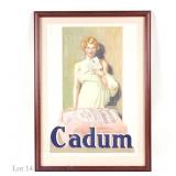 Early 20th C. French Cadum Soap Advertisement