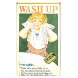 1931 Palmolive Soap "Wash Up" Lithograph Ad