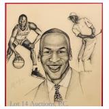Michael Jordan Print By Teresa McHugh