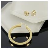 14k Yellow Gold Earrings