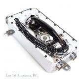 Cold War USN Bulkhead Chrome Rotary Phone