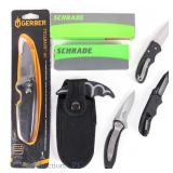 Folding Pocket Knives Gerber, Kershaw, Schrade (7)