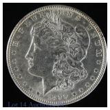 1890 (P) USA 90%-Silver Morgan Dollar Luster