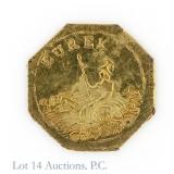 1884 Oct Eureka 50 Cent Cal Gold (P/L)
