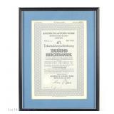 1942 BMW Stock Certificate