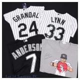3 Autographed White Sox Jerseys & Shirts