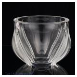 Lalique 'Deux Tulipes' / 'Two Tulips' Crystal Bowl