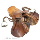 English Leather Saddle Barnsby & Sons, Stirrups