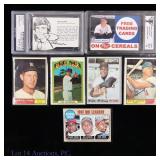 1960s & 70s HOF Baseball Cards (5) + More