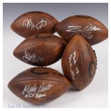 5 Chicago Bears Signed Mini Footballs