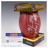 Jim Taylor 'HOF 76' Signed Football PSA / DNA COA