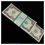 2017-A $2 Fed Reserve Notes CU Consec. S/Ns (100)