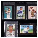 1951 Bowman Baseball Cards (5)