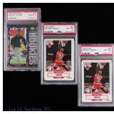 Graded Michael Jordan Cards (3)