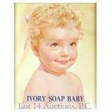 Original 1960s Ivory Soap Baby Lithograph