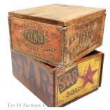 Antique Wood Shipping Crates (Star, Kendall)