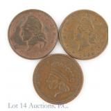 1863 US Civil War Tokens (3)