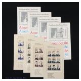 1986 USA Ameripex 86 Presidents Stamp Sets MNH (4)