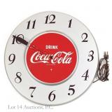1950s Drink Coca-Cola GE Advertising Wall Clock