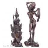 Balinese Wooden Carved Statues (2)
