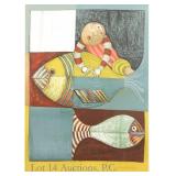 Boulanger Ltd. Ed. Signed Print - 'Pisces', Zodiac