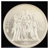 1965 France Silver 10 Francs 'Hercules' (*CH BU)