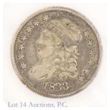 1833 US Silver Capped Bust Half Dime (PCGS SE 4.5)