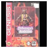 Sega Genesis Nobunaga's Ambition Game Sealed
