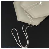 14k White Gold Chain