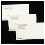 1970 P,D,S US 40%-Silver Unc Mint Sets (3)