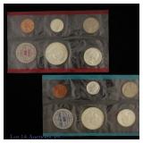 1963 P,D US 90%-Silver 10-Coin Unc. Mint Set (OGP)