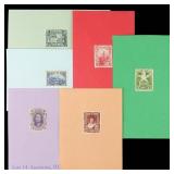 1986 - 1899 Hawaii Postage Stamps (6)