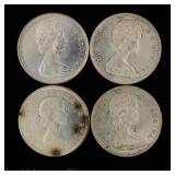 1964-1967 Canada 80%-Silver $1 (ASW 2.4 Ozt), 4