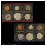 1961 P,D US 90%-Silver 10-Coin Unc. Mint Set (OGP)