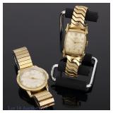 Girard Perregaux & Elgin 10K GF Mid Cntury Watches