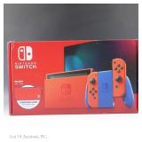 Nintendo Switch Mario Red Blue Edition W Case CIB