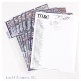 1998 Chicago Bears Card Set (Partial, Signed)