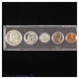 1958 US 90%-Silver Proof 5-Coin Set
