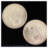 1922 (P) USA Silver Peace Dollar, 2