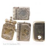 Antique Vesta Cases / Match Safes