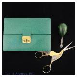 Vintage Sewing Kit w/ Some Sterling Tools (20+)