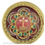 Catholic Silver Reliquary - Cruc. D. N.I.C.